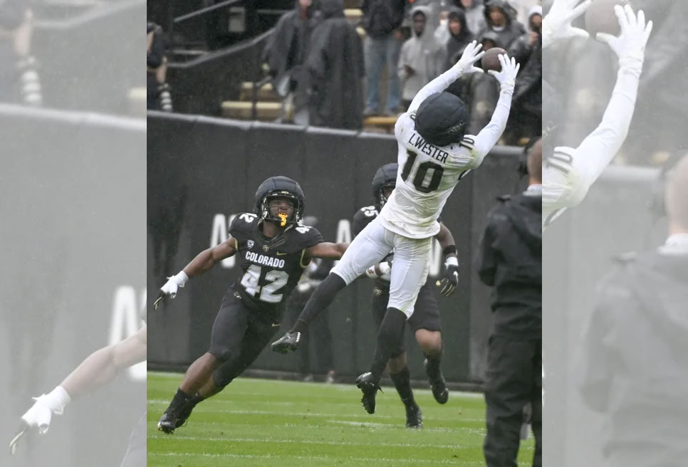 Quarterback Shedeur Sanders shines in wet CU Buffs spring game