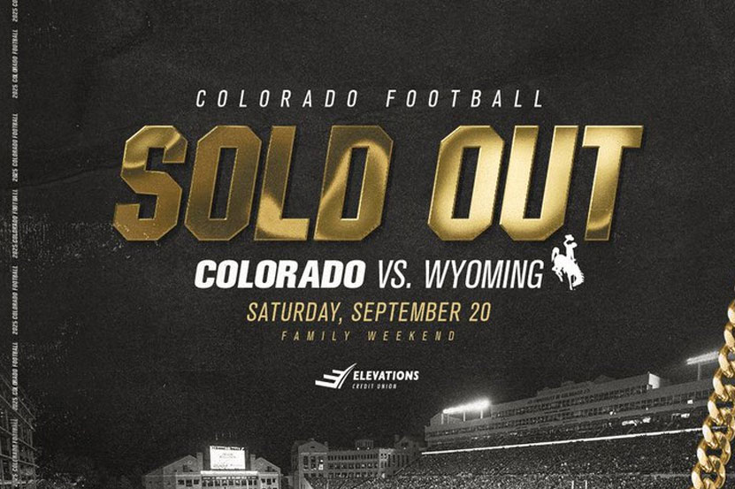 Buffs’ Family Weekend Showdown vs. Wyoming Sells Out a Month Early, Signalling Sky-High 2025 Hype